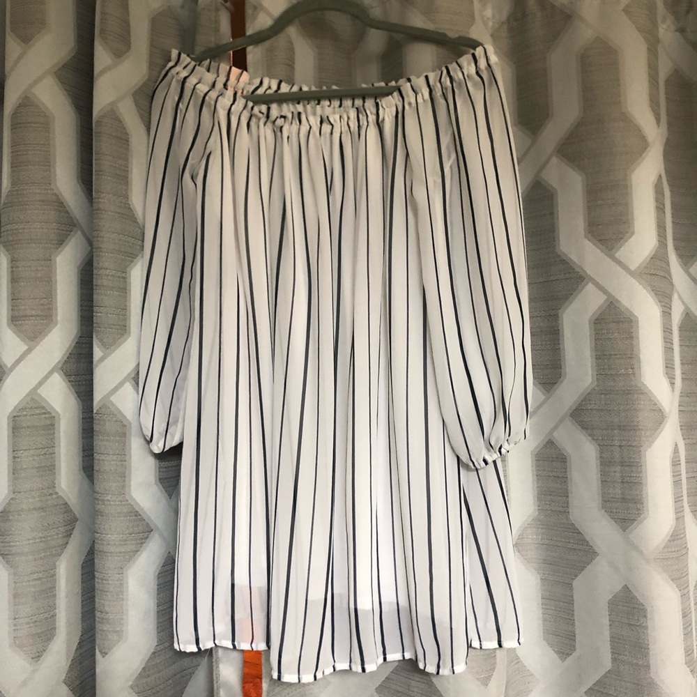 Off the shoulder dress